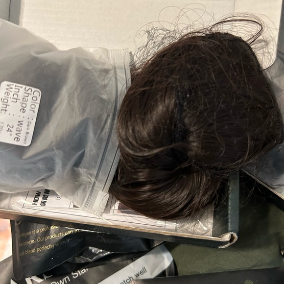 NEW. Lot of  Hair Extensions - 13 total. - Picture 9 of 9